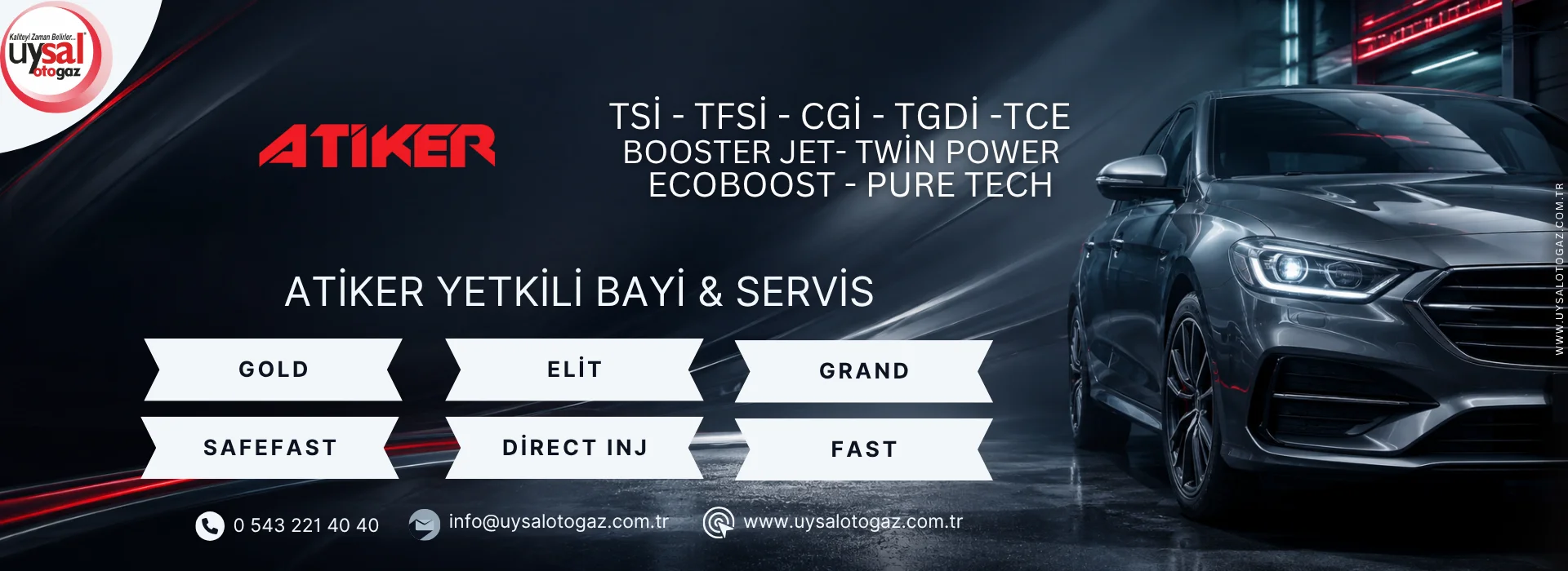 Antalya Uysal Otogaz LPG dönüşüm, montaj ve Tank Değişim Servisi