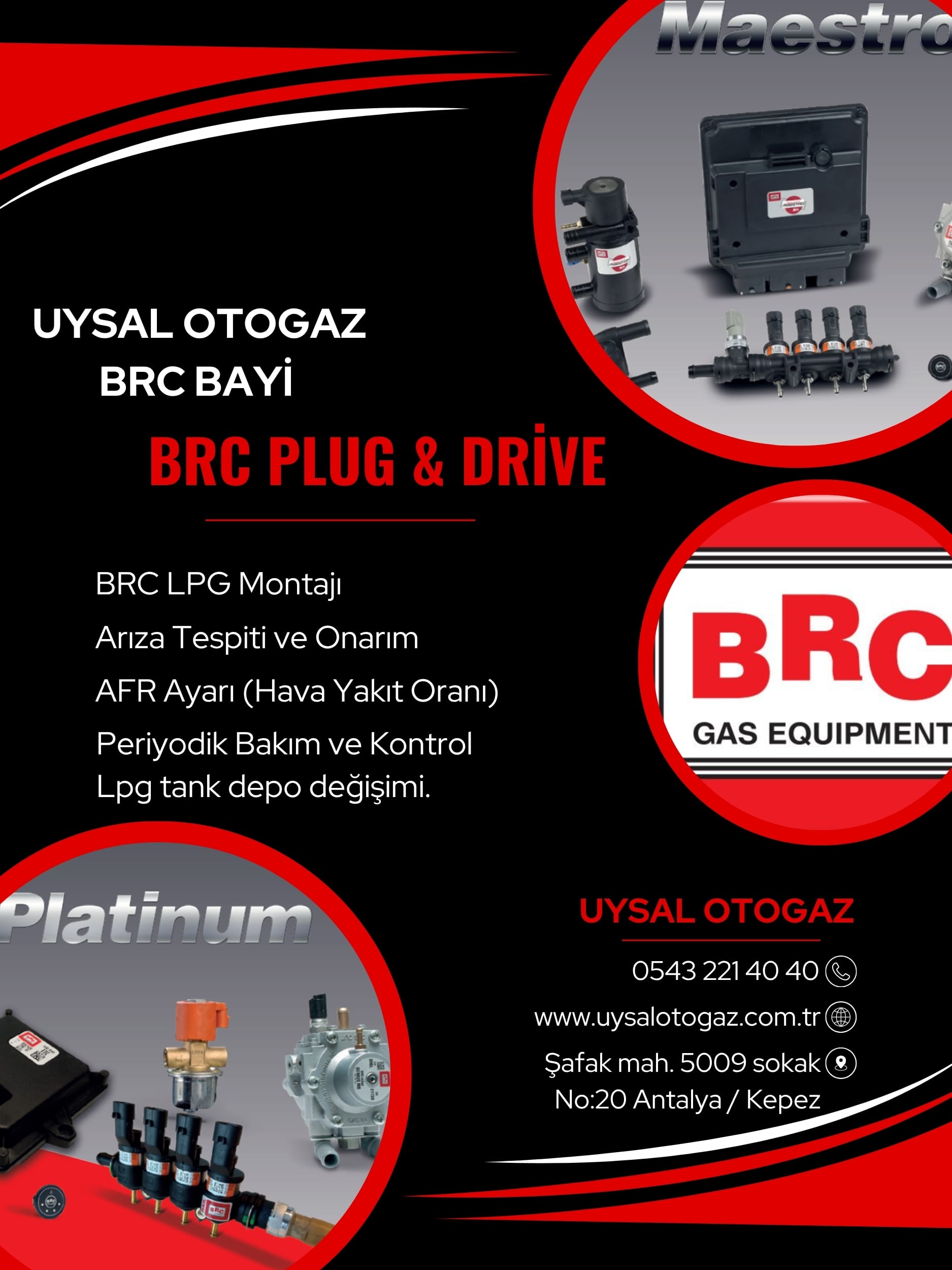 BRC Plug & Drive LPG Sistemi Antalya Uysal Otogaz